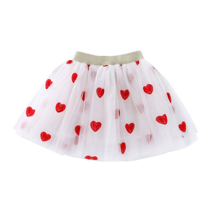 Summer Skirts For Girls Lace Mini Tutu Skirt Fashion Baby Girl Clothes Mesh Pleated Skirt Tutu Embroidery Girl Lace Faldas Dance