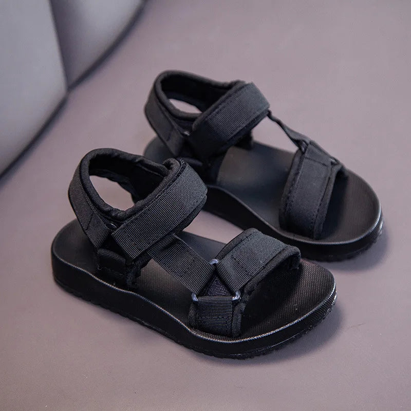 2021 Summer Boys Sandals Casual Children Kids Shoes Rubber School  Breathable Open ToeBoy Beach Sandal