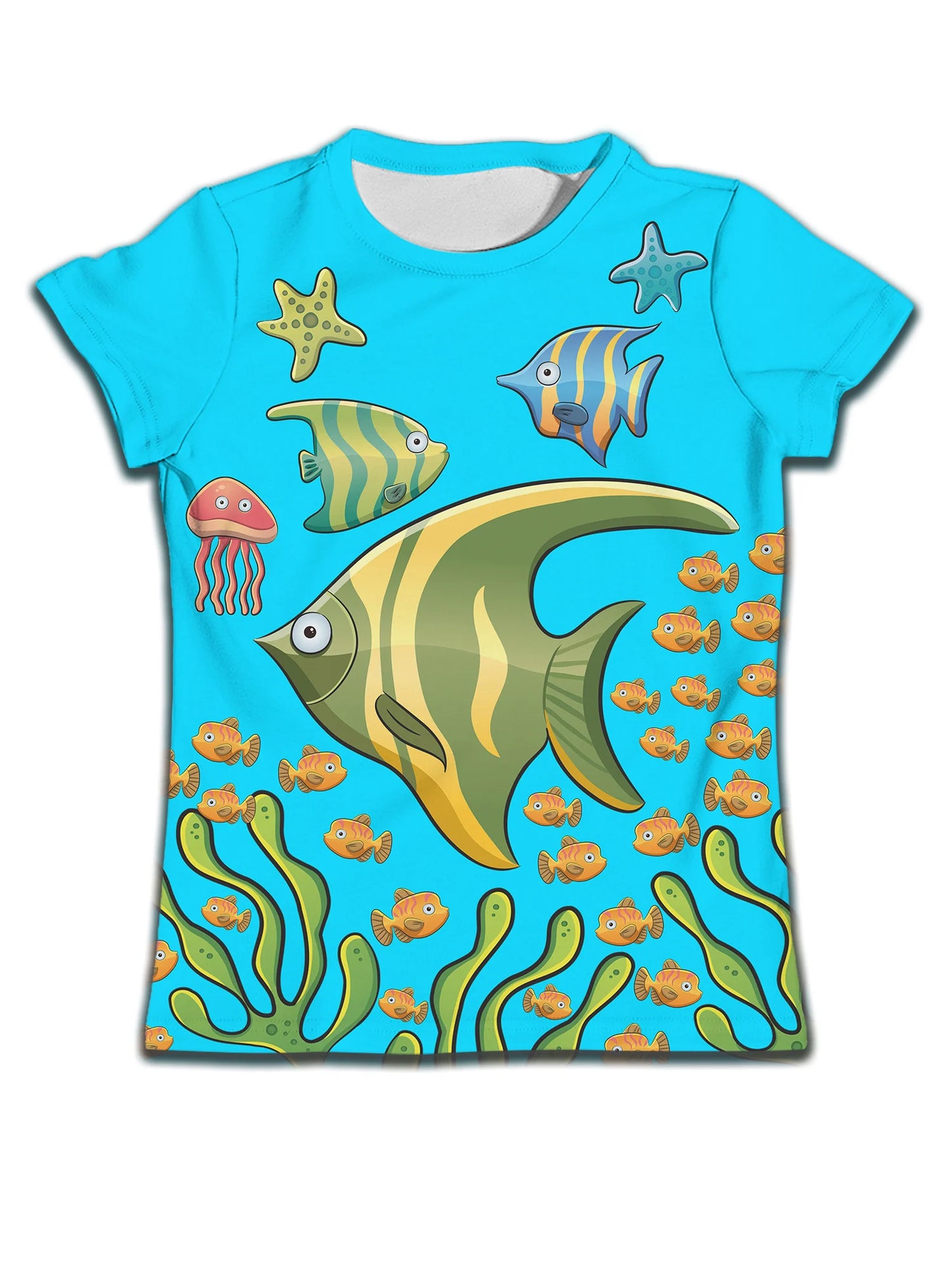 New Boys Short Sleeve T-shirt for Kids Clothing Girl Dinosaur Paradise Graphic Shirts Girls Items Cartoon Blue Baby Boy Clothes