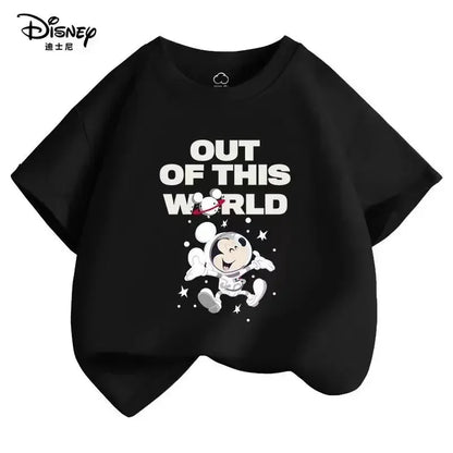 Minnie Mouse Children Cotton T-shirt Boys Girls T Shirt Summer 3-14 Years Toddler Clothing Kids Kawaii Cartoon Tops Tees Summer