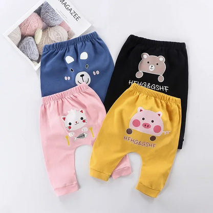 1 Year 2 Year Cotton Baby Pants Spring Autumn Leisure Harem Trousers Baby Boys Little Girls Big PP Pant  Toddler Clothes