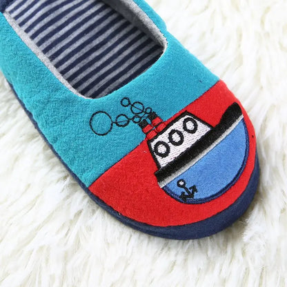 Fashion Spring Autumn Animal Kids Living House Shoes Children Boys Girls Cotton Slipper Comfortable Indoor Floor Shoes