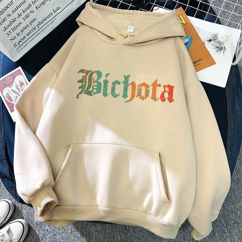 90s Y2k Sweatshirt Woman Hoodie Manana Sera Bonito Bichota Karol G Hoodies Women GraphicTrendy Clothing Streetwear