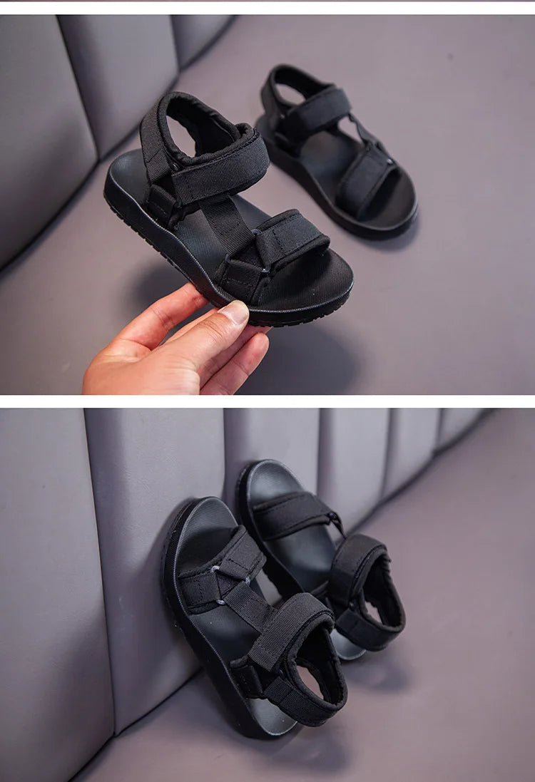 2021 Summer Boys Sandals Casual Children Kids Shoes Rubber School  Breathable Open ToeBoy Beach Sandal