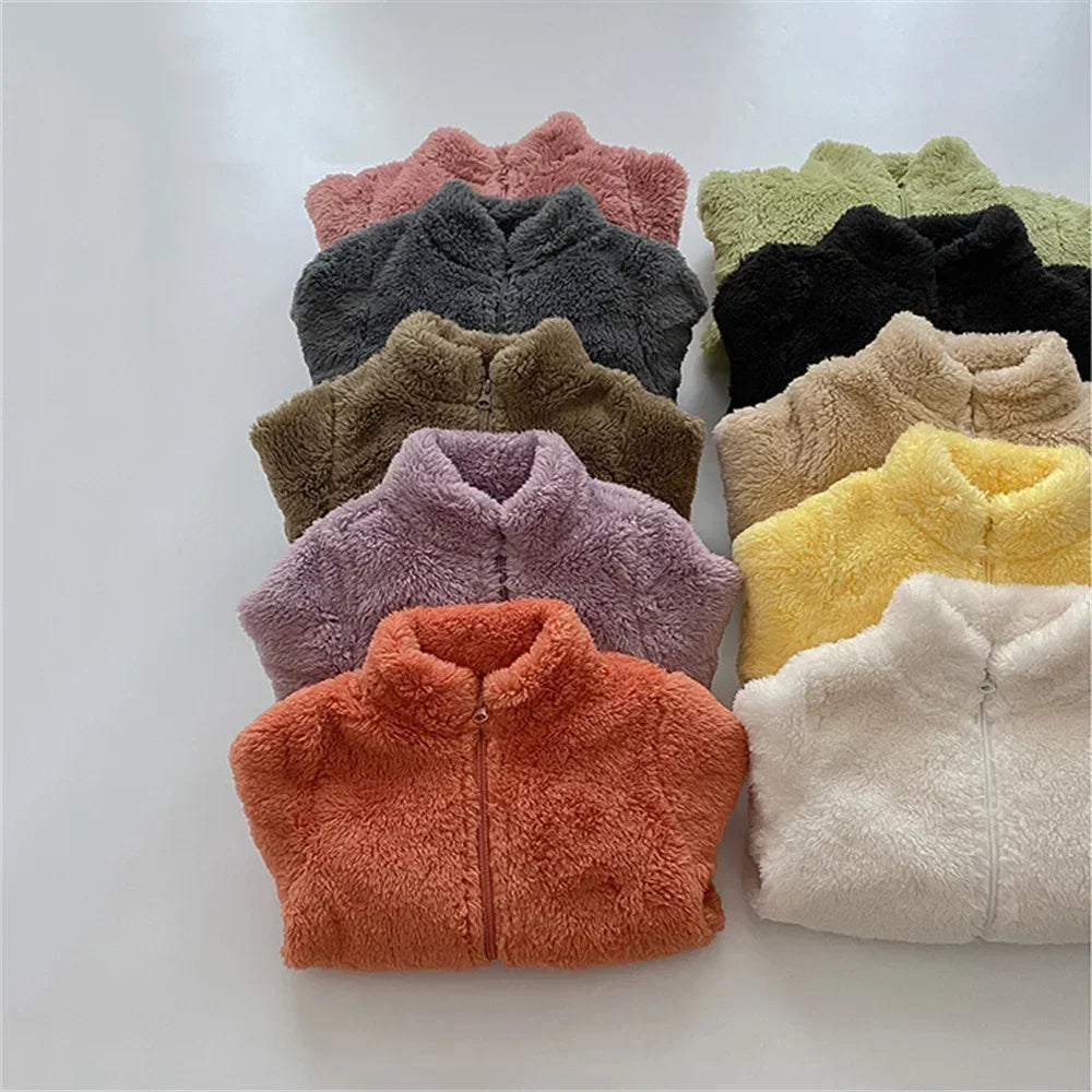 Kids Spring Coats Children Outerwear Boy Warm Fleece Jacket Baby Girls Jackets For Autumn Children Clothing