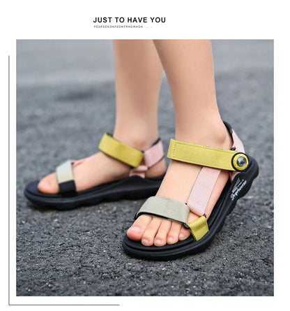 Hot Sale Summer Children Sandals Fashion Sneakers Boy Girls Outdoor Beach Shoes Kids Non-Slip Footwear Sandals