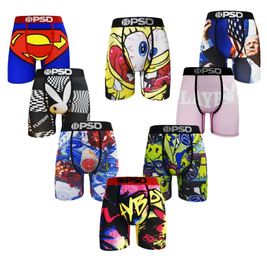 Summer Trendy Underpants Men Boy Sport Breathable Underwear Shorts Desinger Clothing Male Beach Pants Boxers Briefs