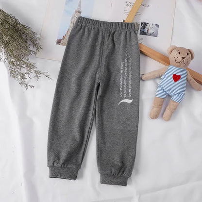 Cotton Children Pants 1 2 3 4 5 Years Baby Boys Girls Leisure Sport Pants Kids Trousers Toddler Sweatpants Dropshipping