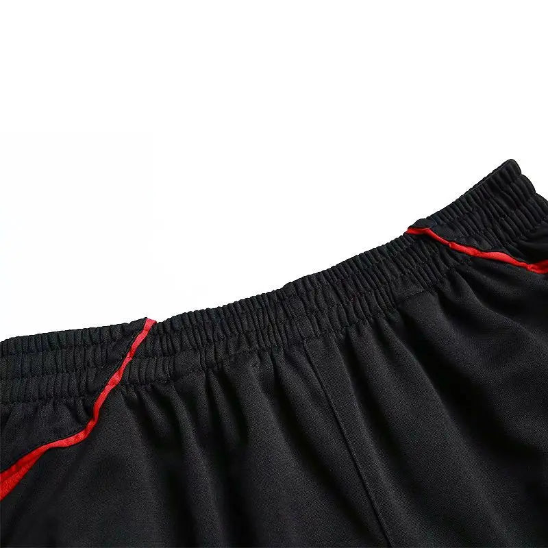 Summer Men Thin Striped Sweatpants Basketball Football Training Joggers Gym Outdoor Hiking Cycling Sports Quick Dry Capris Pants