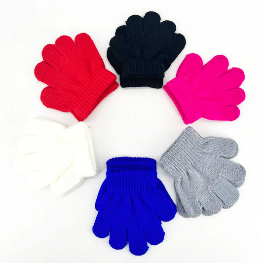 1-3 Year Old Baby Winter Warm Gloves for Toddlers Soft and Comfortable Knitted Mittens for Kids