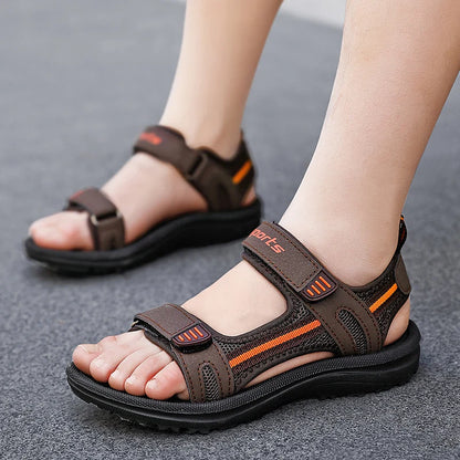 Summer Breathable Sport Sandals for Boys Casual Children Beach Shoes Kids Soft Sole Comfortable Open Toe Sandals