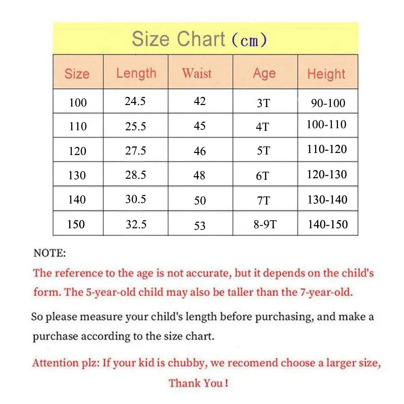 Kids Girl Summer Pants 3-9 Years Children Casual Candy Color Cotton Short Pants