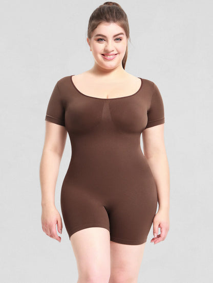 Women's Shapewear Bodysuit Tummy Control Body Shaper Seamless Sculpting Snatched Waist Body Suit