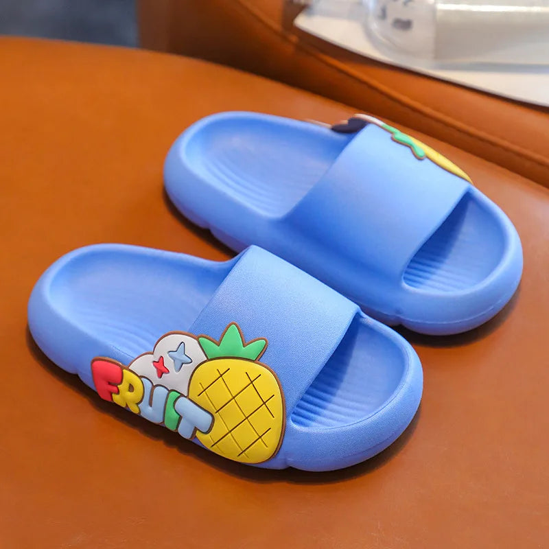 Children's Slippers Summer New 2024 Girls Indoor Non-Slip Baby Sandals Cartoon Cute Girls Boys Slippers