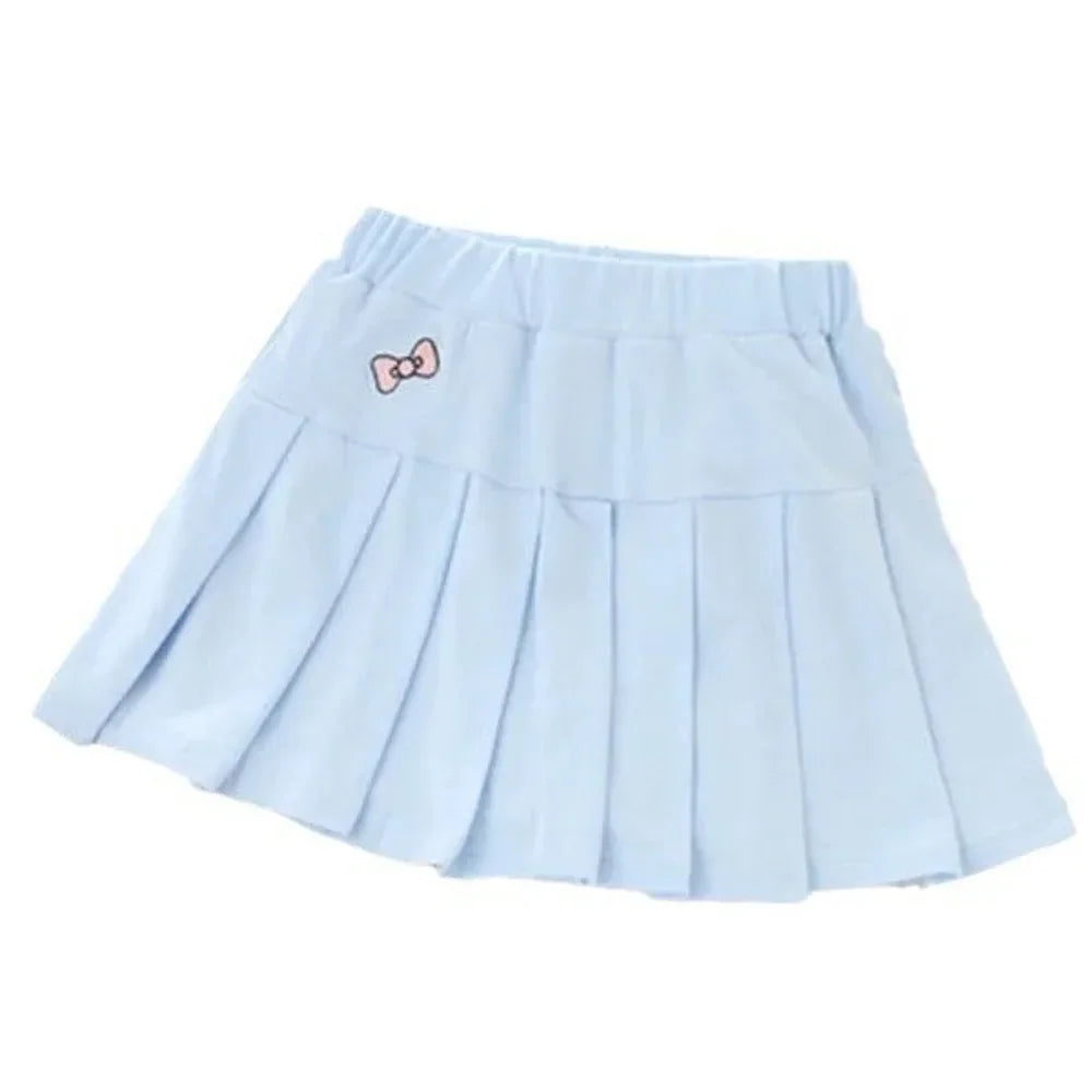 Children's Summer New Comfortable and Breathable Children's Skirt Girls' Pleated Skirt Skirt Anti-slip Culottes