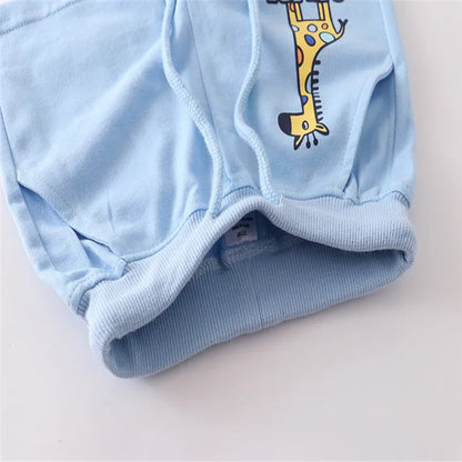 Zeebread Summer Boys Girls Shorts With Smile Print Children's Shorts Drawstring Fashion Hot Selling Baby Trousers Pants