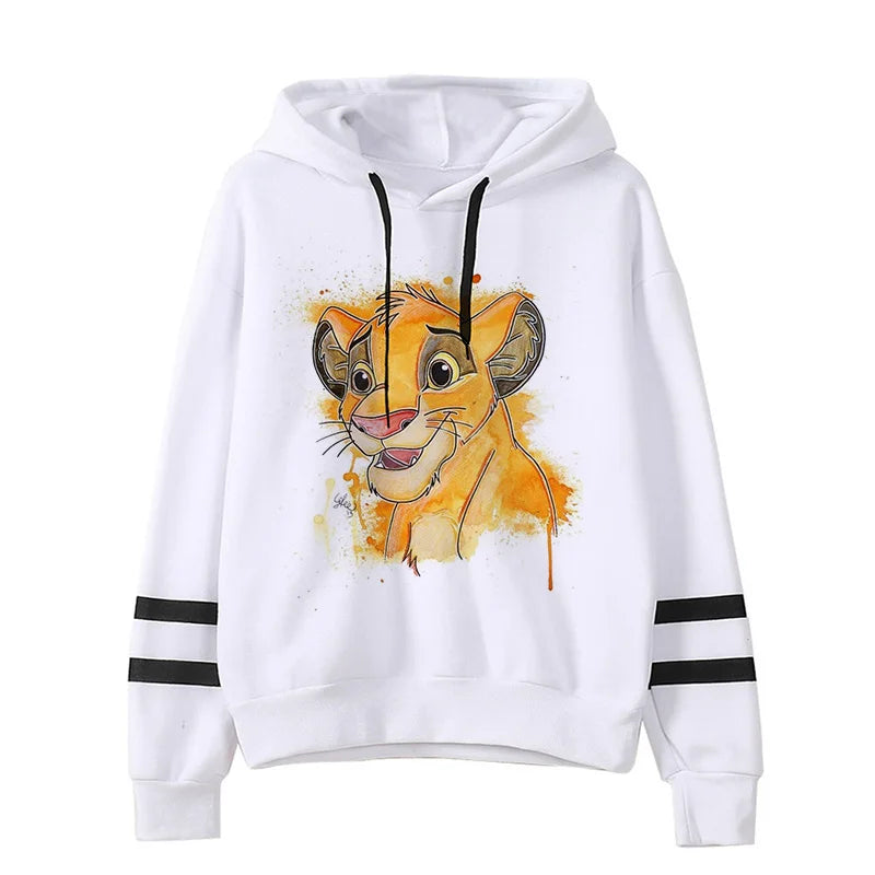 Fashion Cool  Hakuna Matata Hoodie Disney The Lion King Sweatshirt  Women Clothes Hoody Famale Hoodies Kawaii