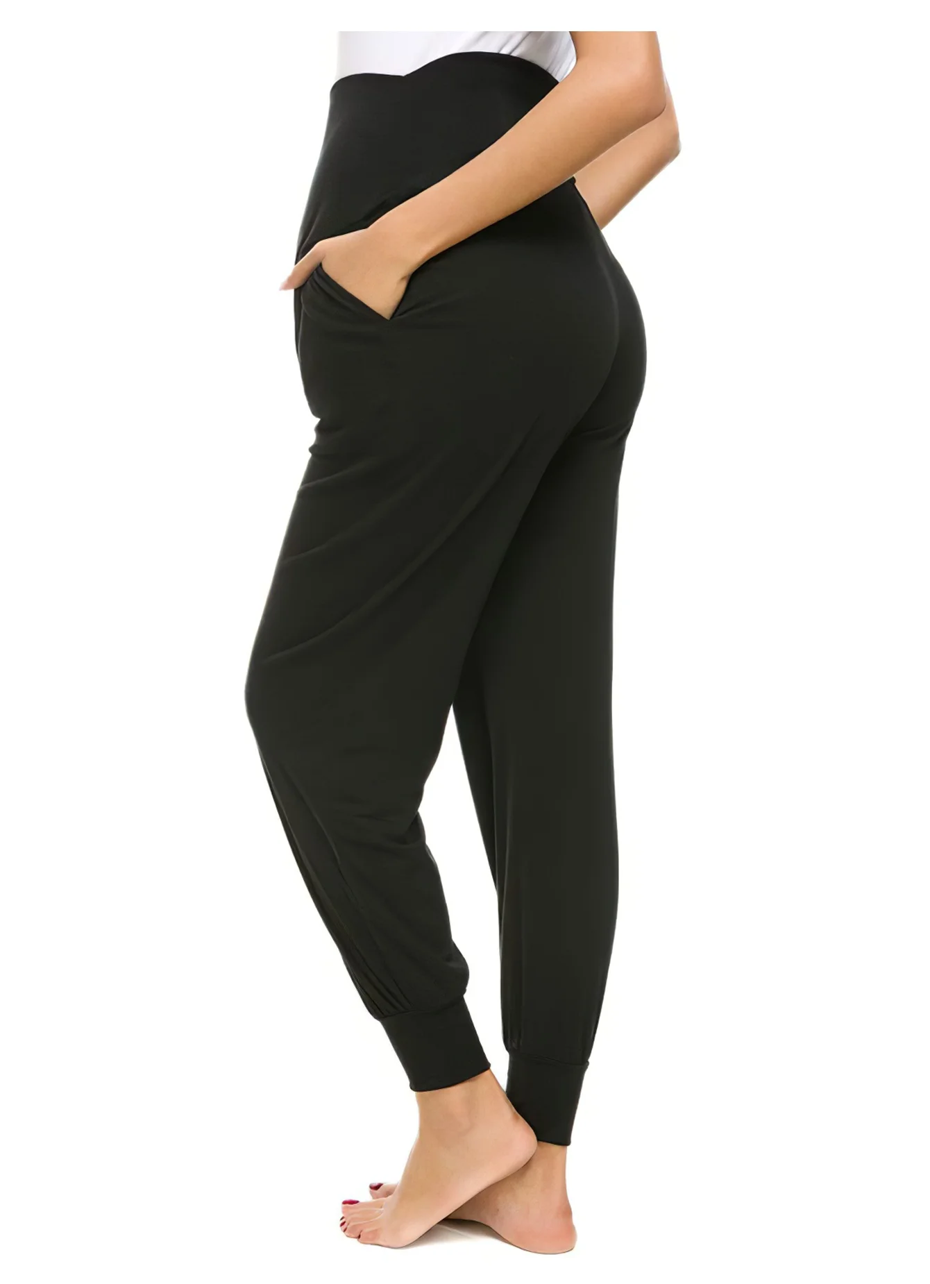 Women's European and American maternity pants, maternity pants, casual home sports pants