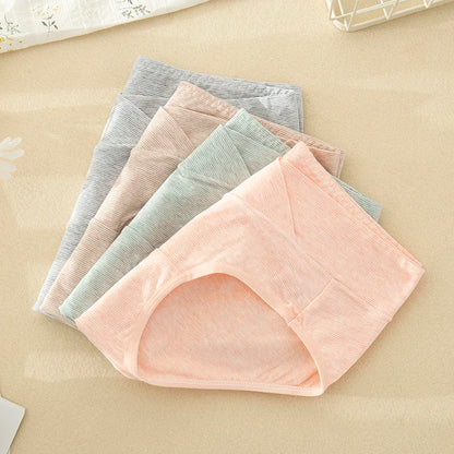 Hot selling cotton pregnant women underwear low waist underpants abdomen pants cotton maternity underwear belly support