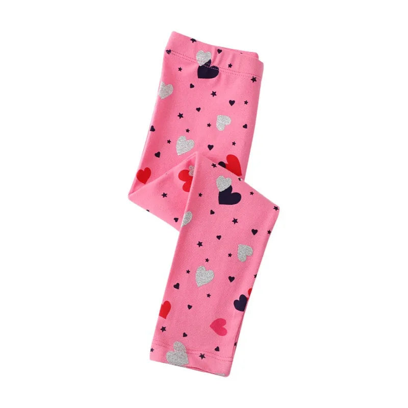 Jumping Meters Girls Pencil Pants Fashion Children's Leggings Floral Full Length Baby Trousers Skinny Pants Costume Children