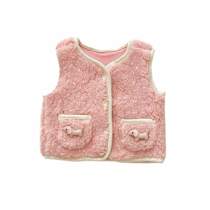 Unisex Fall Vests Baby Girl Winter Clothes Kids Waistcoats Cardigan Sleeveless Children's Clothing Toddler Vest Boy Jacket