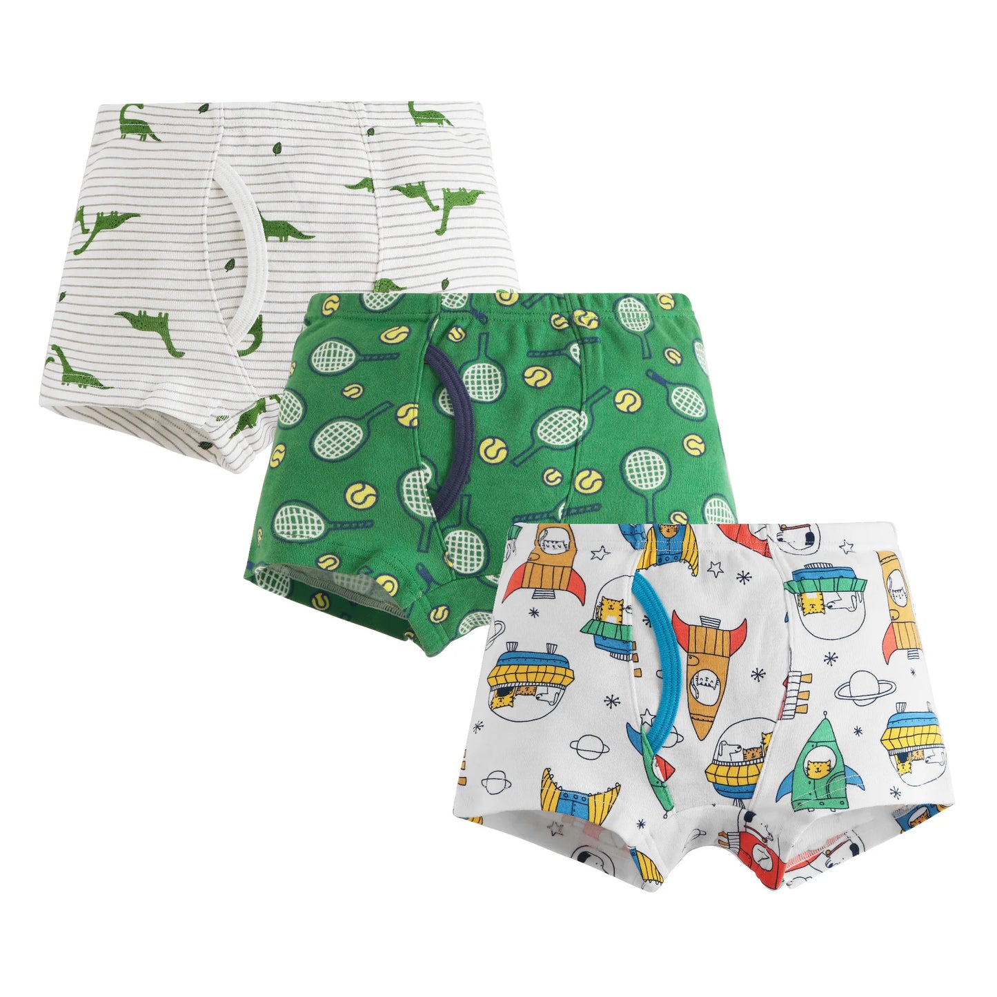 Sale New High Quality Boys Boxer Shorts Panties Kids children dinosaur car underwear 2-10years Old 3pcs/lot students