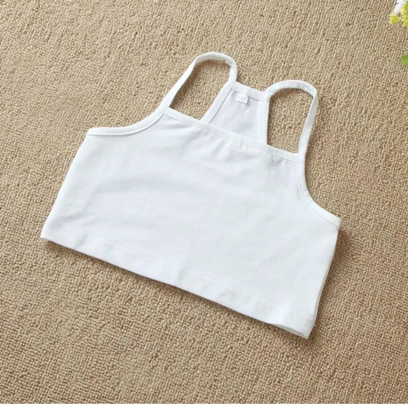 V-TREE Girls Tank Tops COTTON Girls Camisole Child Singlet for Girls Candy Color Girls Undershirt Kids Underwear Model