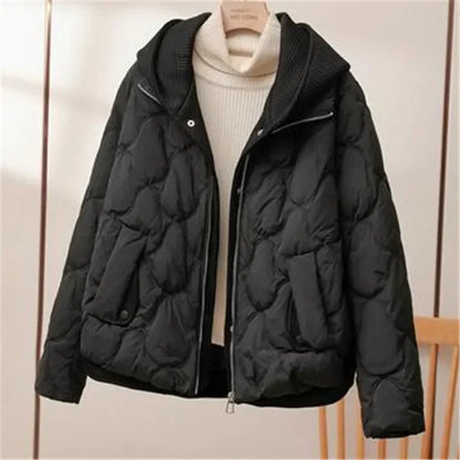 2024 Fashion Coats Korean Style Loose Comfort Quilted Coat Women Jacket Women Parkas Warm Jackets Casual Coat New Winter Clothes