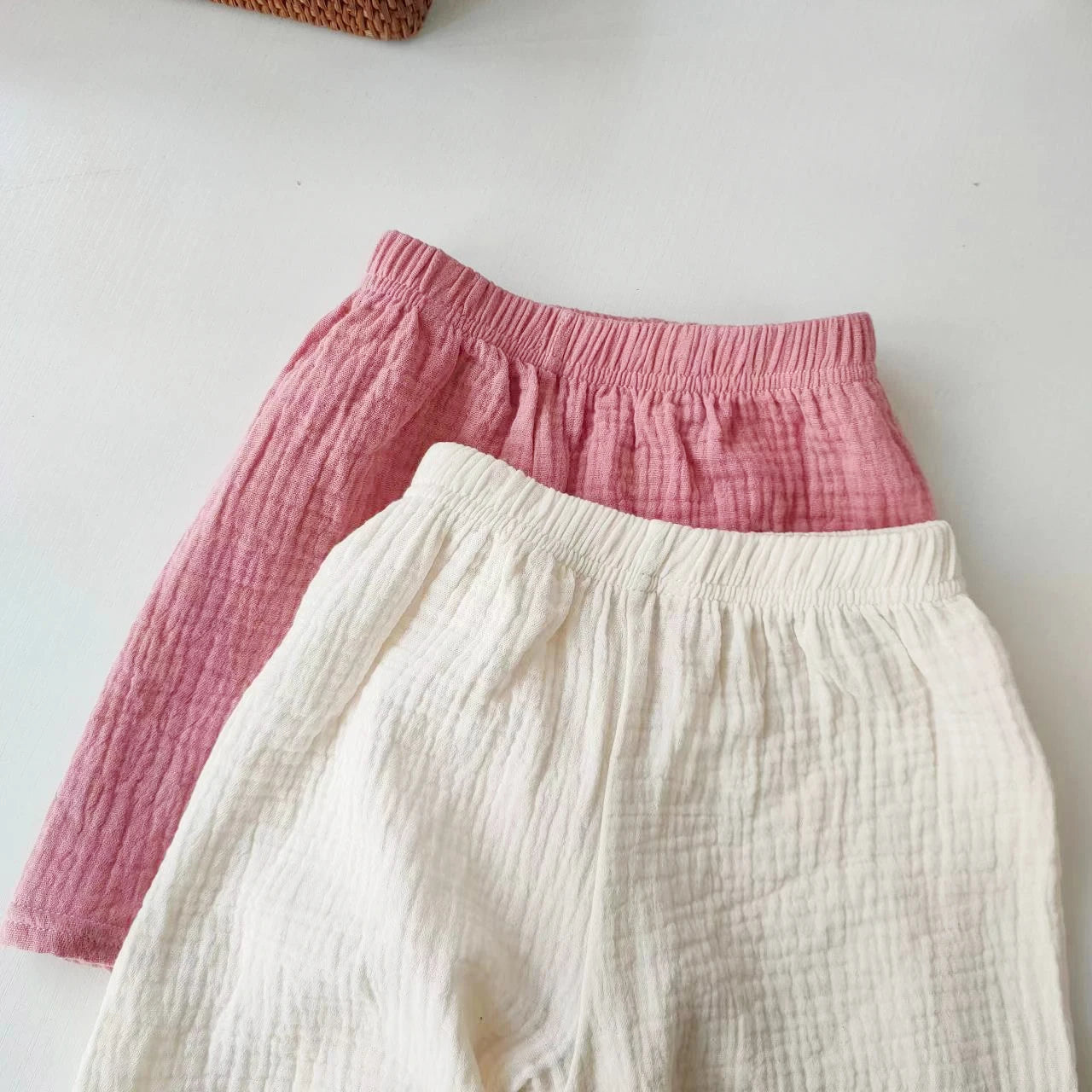 Children's Shorts Girls Boys Cotton Yarn Short Pants Summer Children's Girls Soft And Breathable Capris Baby Clothes