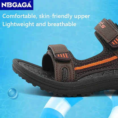 Summer Breathable Sport Sandals for Boys Casual Children Beach Shoes Kids Soft Sole Comfortable Open Toe Sandals