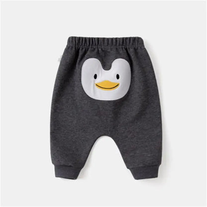 Baby Pants Spring Autumn Cute Cartoon Harem Pants Boys Girls Loose Casual Pants Infant Fashionable Versatile Pants