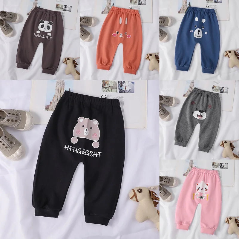 1 Year 2 Year Cotton Baby Pants Spring Autumn Leisure Harem Trousers Baby Boys Little Girls Big PP Pant  Toddler Clothes