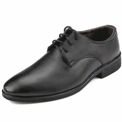 TAFN Leather shoes for men, spring and autumn, British business and leisure formal attire, and elevated youth leather shoes