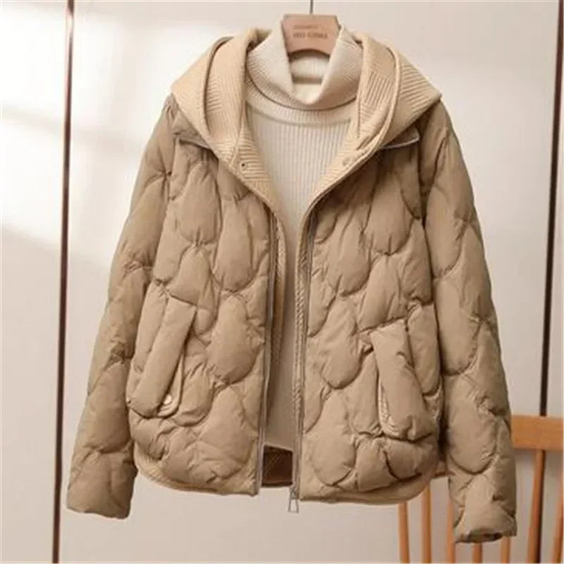 2024 Fashion Coats Korean Style Loose Comfort Quilted Coat Women Jacket Women Parkas Warm Jackets Casual Coat New Winter Clothes