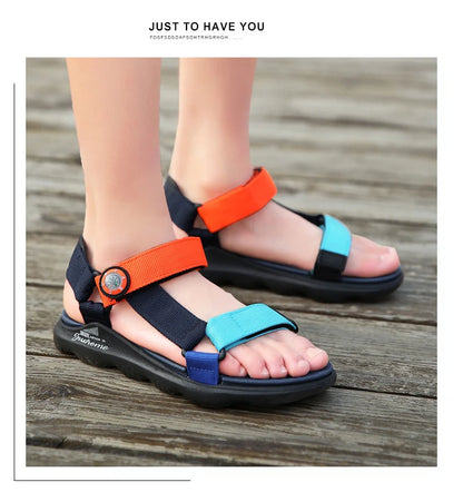 Hot Sale Summer Children Sandals Fashion Sneakers Boy Girls Outdoor Beach Shoes Kids Non-Slip Footwear Sandals