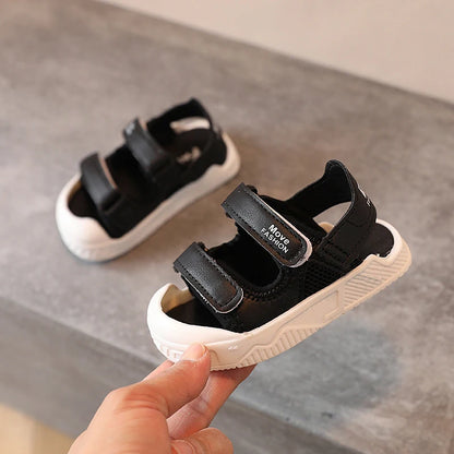 Summer Baby Girls Boys Sandals Toddler Anti-collision Shoes Soft Bottom Non-slip Infant Casual Beach Sandals  SXJ050