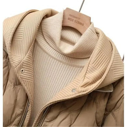 2024 Fashion Coats Korean Style Loose Comfort Quilted Coat Women Jacket Women Parkas Warm Jackets Casual Coat New Winter Clothes