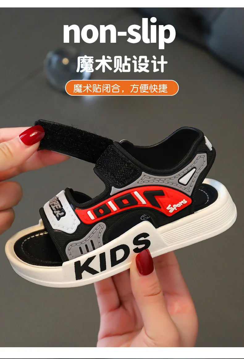 Breathable Sport Sandals Summer Sandals for Boys Casual Beach Shoe Comfortable Soft Sole Kids Shoes Fashion Non-slip Sandalias