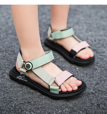 Hot Sale Summer Children Sandals Fashion Sneakers Boy Girls Outdoor Beach Shoes Kids Non-Slip Footwear Sandals