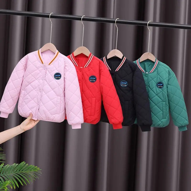 Winter Cashmere Children Girls Boys Jacket Cotton Plus Thick Coats Teenager Clothes Fashion Kids Parka Outerwear for 5-12 Years