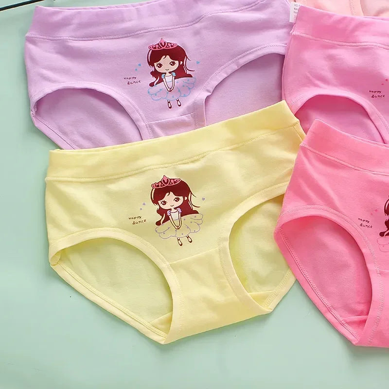 Girls' Underwear Kids Panties Shorts Cartoon Cat Pattern 1pc for Girls 4-12  Toddler Boxer Briefs Youth Cotton Briefs