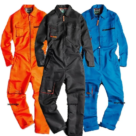 Work Overall Uniform Men Women Working Coveralls Welding Suit Car Repair Workshop Mechanical Uniform Work Clothes Warehouse Suit