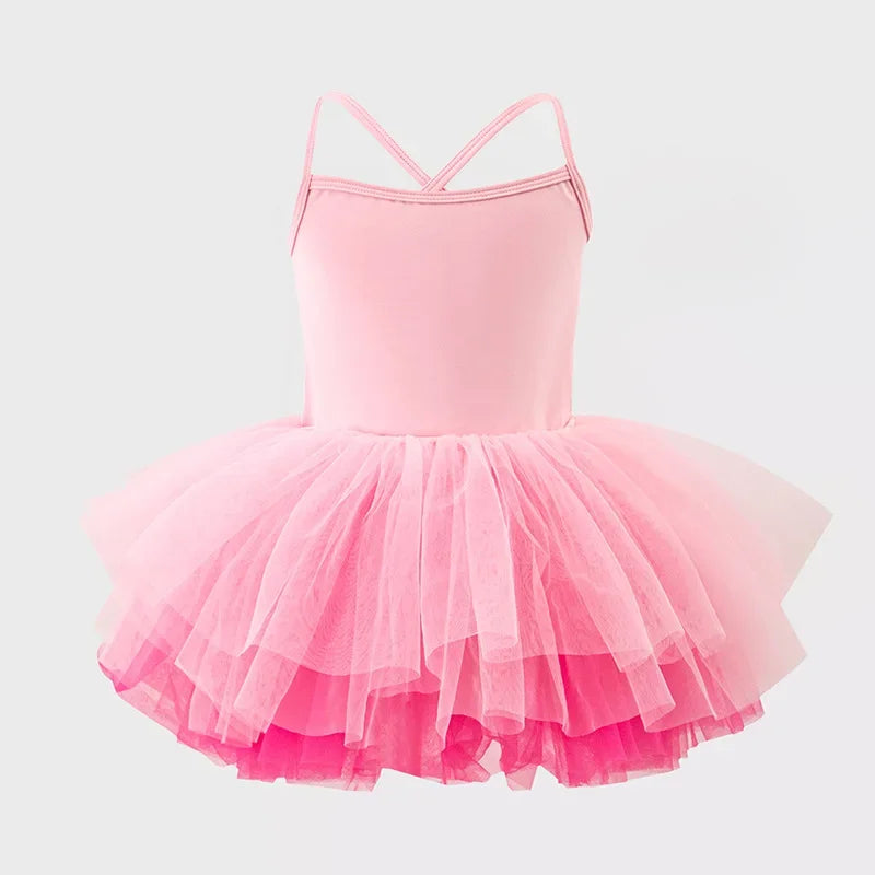 New Girl Ballet TuTu Dress 1-8 Ys Fashion Professional Kids Dancing Party Dress Performance Costume Princess Wedding Dress