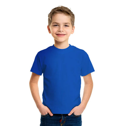 Summer Children T-shirts Solid Color Cotton Tees for Kids New Fashion Boys Girls Short Sleeve Top 2-14T Clothes Healthy T-shirts