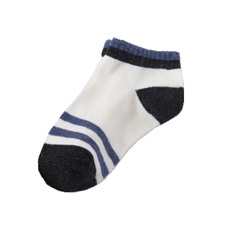 Spring and Summer Boys Short Socks Thin Children's Sports Socks Kids Boat Socks Baby Sweat-absorbing Socks