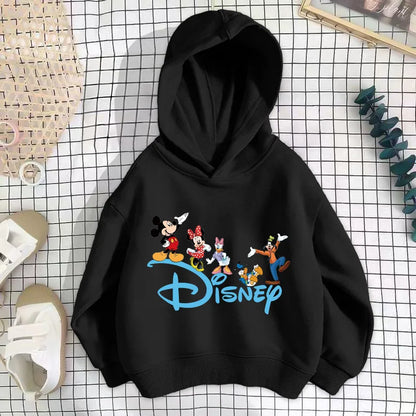 Baby Disney hoodies Cartoon Long sleeved Boys and Girls Fashion Spring and Autumn Children's Korean Edition Round Neck Sweater