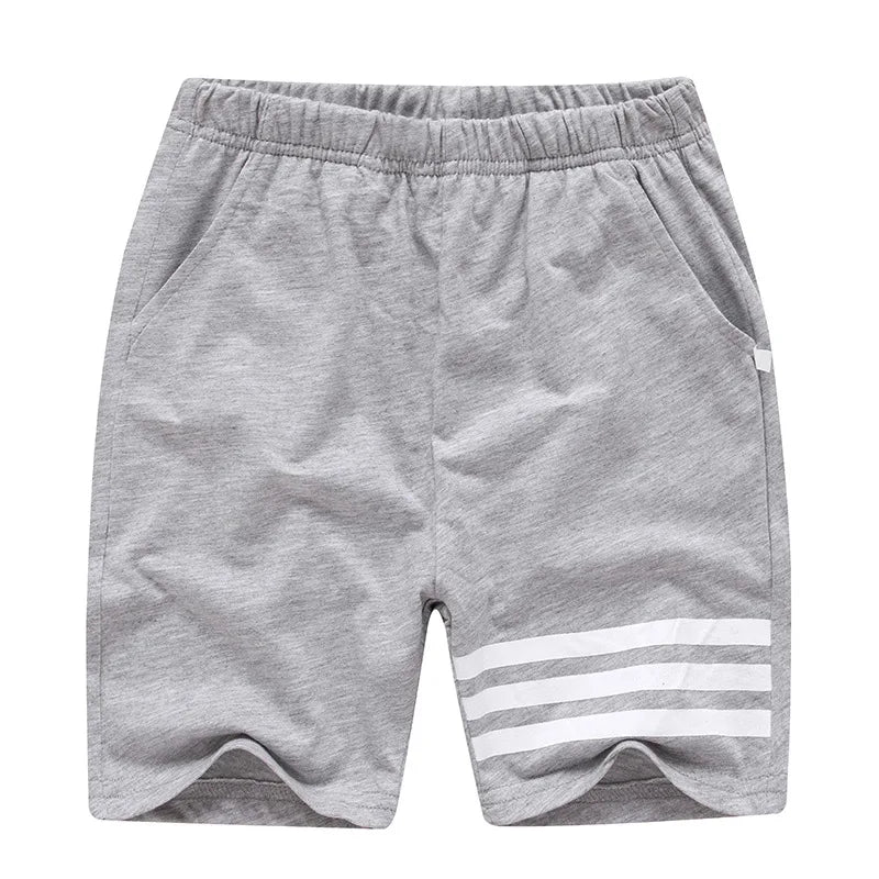 Big Kids Summer Shorts 5-12Years Children Letter Casual Cotton Toddler Boy Pants Classic Gray School Student Boys Sweatpants