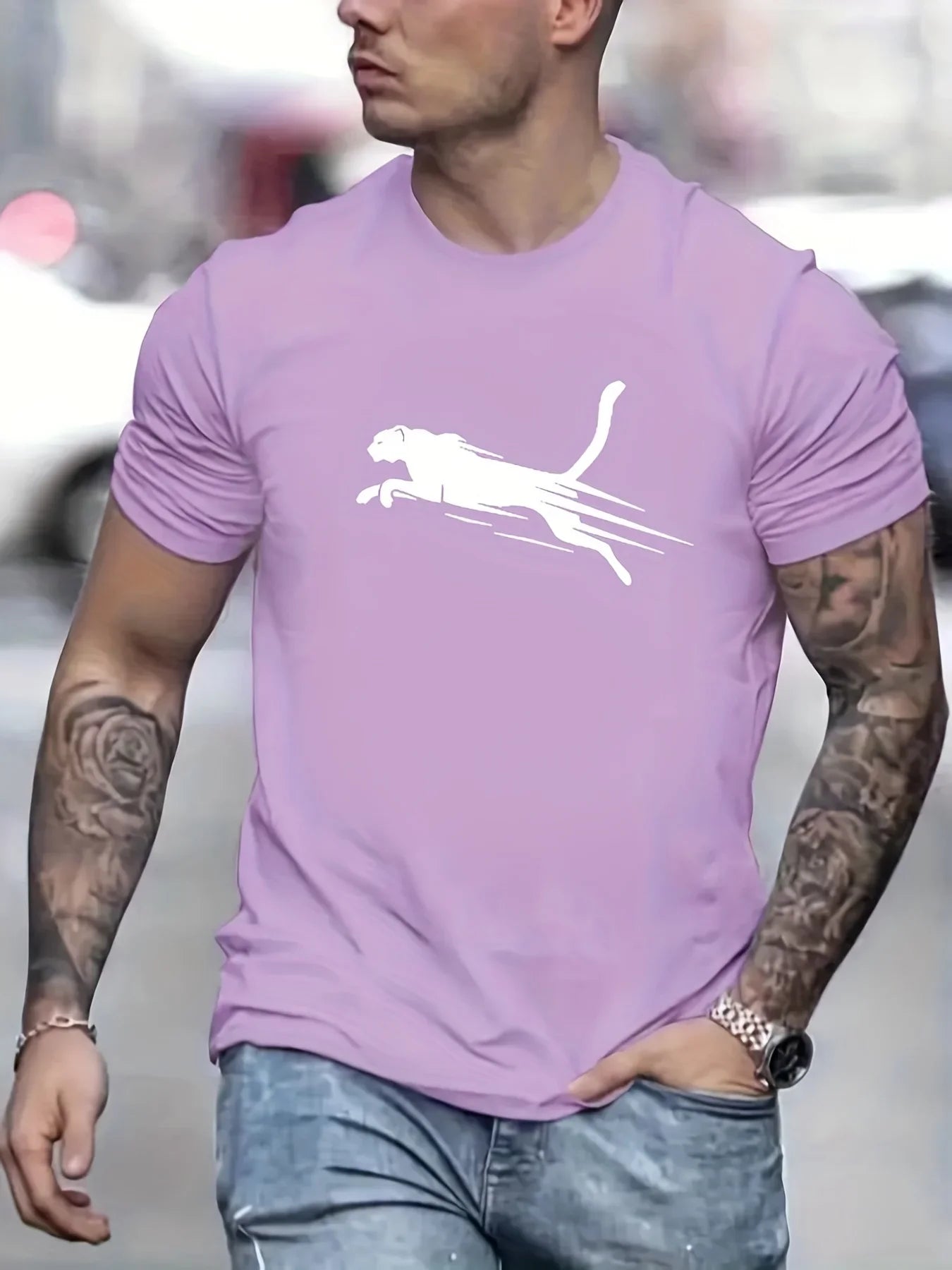 Fashion Simplicity Print T Shirt For Men Summer Quick Dry Sports T-Shirts Casual O-neck Oversized Short Sleeve Solid Color Tops