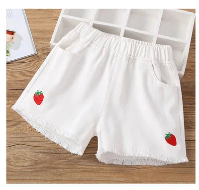 Girls Denim Shorts Teenagers Summer Lace Short Pants Kids Beach Clothes Children's Shorts For Teenage Girls