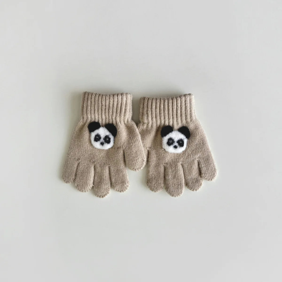 3-6 Years Children's Gloves Autumn and Winter Fashion Girls Boys Knitted Warm Cartoon Super Cute Five-finger Gloves Wholesale